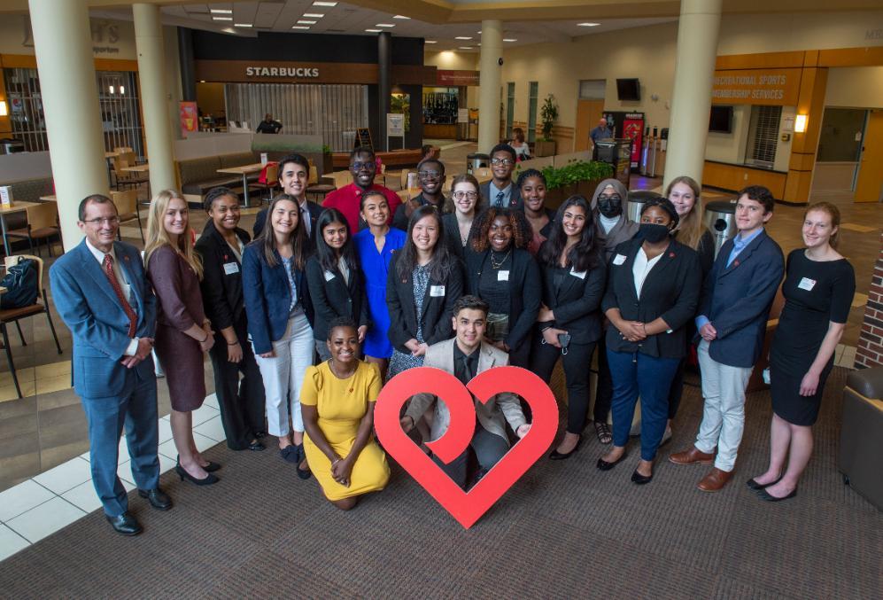 Group photo of our 2022 undergraduate fellows